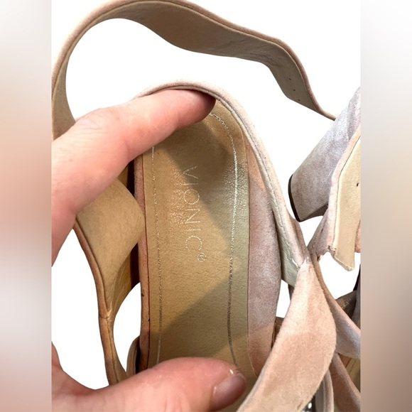 Vionic Blaire Suede Heel Sandal - Picture 8 of 9